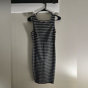 Forever 21, striped, black & white dress